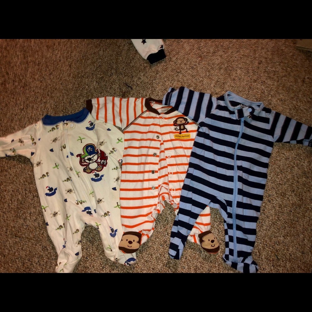 Carters newborn sleepers .